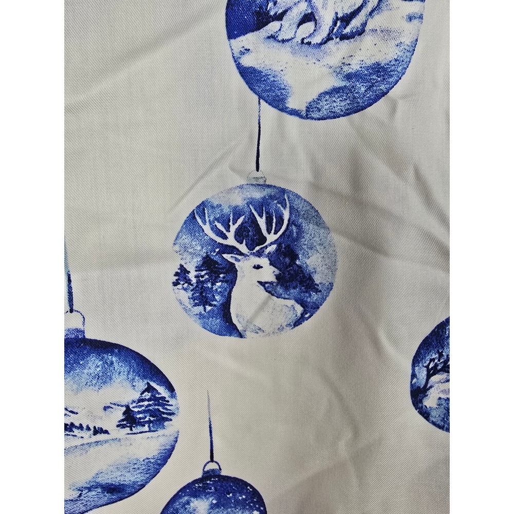 Cyberjammies Womens Blue White Christmas Ornament Pajama Pants Size 8 Medium NEW - Picture 11 of 12
